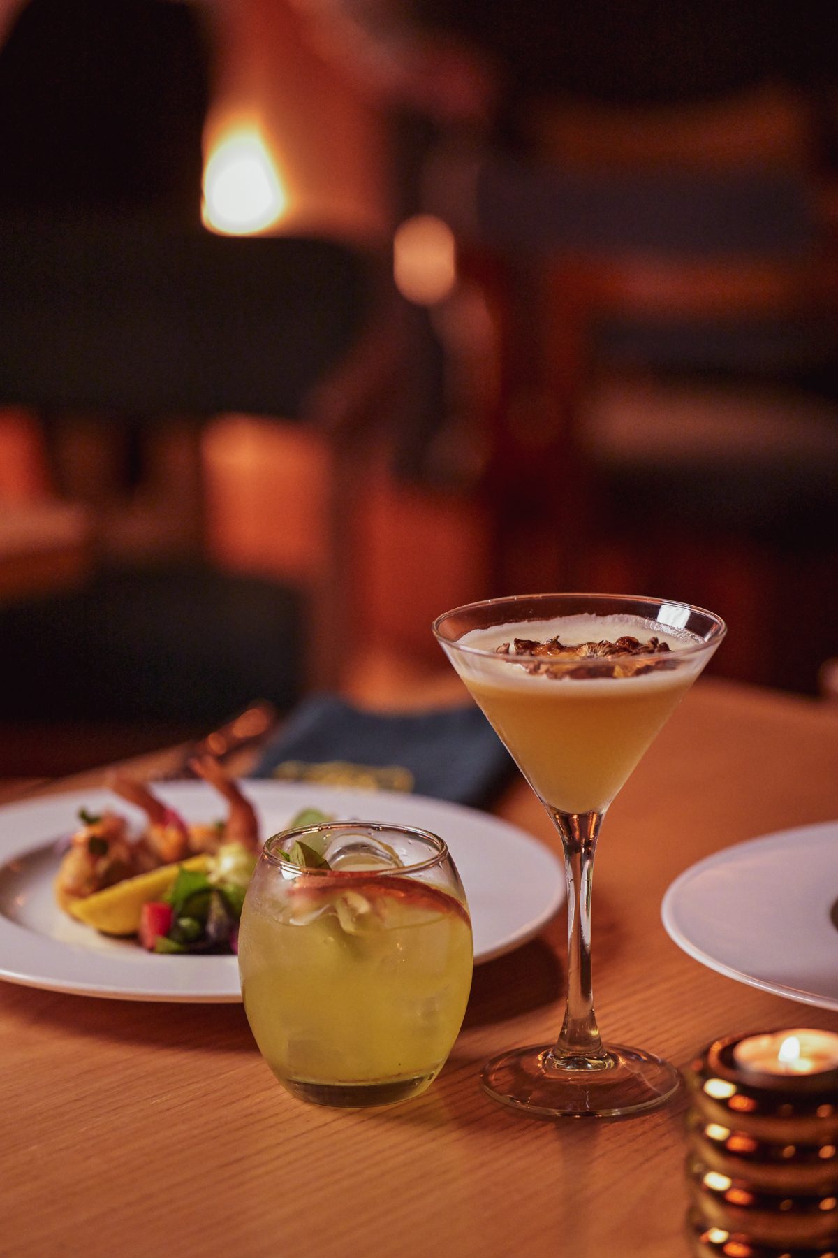 Cocktails signature et gambas